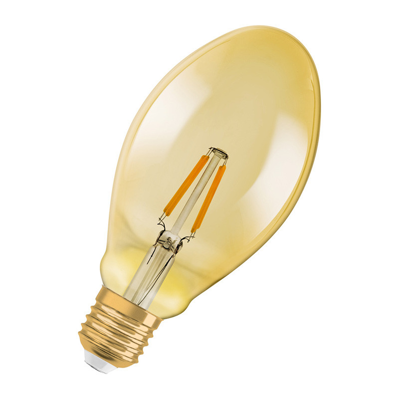 Ampoule Led Filament Vintage Oval Gold Osram E W Lm K