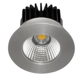 Spot LED HD1014 R encastré en fonte d'aluminium - Fixe - 6W - 700Lm - Rond - Aluminium