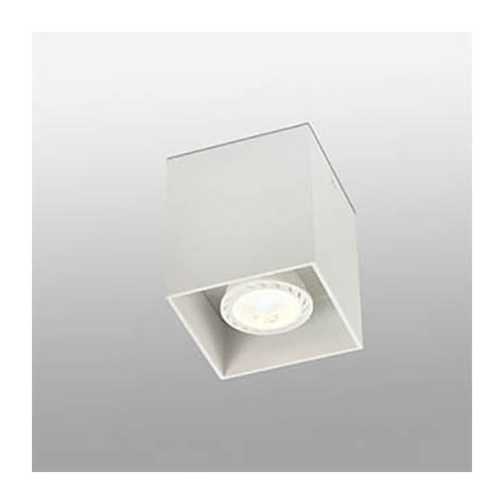Plafonnier design Tecto-1 - Sans ampoule - GU10 - Blanc