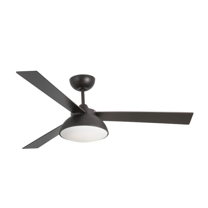 Ventilateur lumineux pour plafond marron