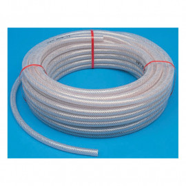Tuyau PVC flexible RS Pro - Renforcé - Transparent - 15m - 25x33mm