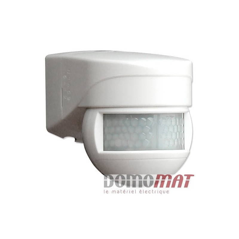 Mini détecteur de mouvement extérieur LUXOMAT 180° blanc pour commande  d'éclairage BEG 91052