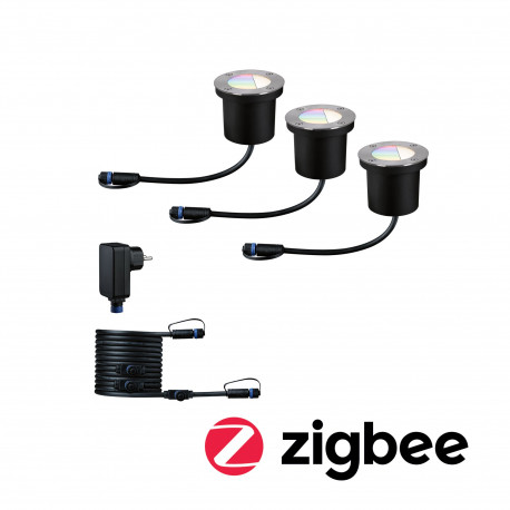 [DOUBLON] Encastré de sol Outdoor Plug & Shine Kit Starter IP65 RGBW 24V ZigBee