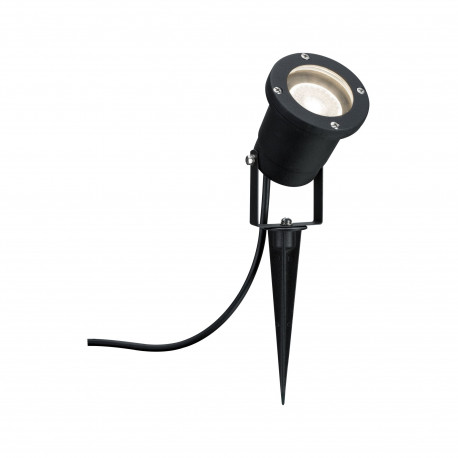 Projecteur de jardin LED Paulmann 1x3,5W IP65 GU10 3000K Noir