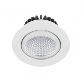 Spot LED rond orientable AL1015 RX Indigo - 12W - 4000K - IP23 - Blanc mat - Non dimmable