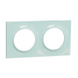 Plaque Odace Styl - Bleu Cyan - Double horizontale et verticale