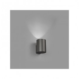 KDO Lampe applique Thon-1 LED - Gris - Avec ampoule - 20W - 3000K