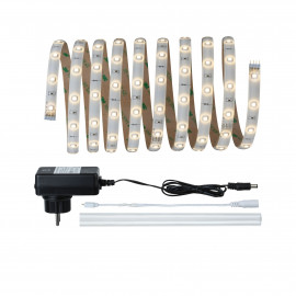 Kit ruban lumineux YourLED recouvert 3m Paulmann - 3000K - IP44 - 7,5W - 230/12V - 18VA