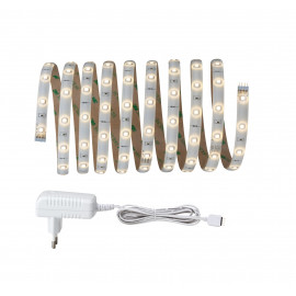 Kit ruban lumineux YourLED recouvert 3m Paulmann - 3000K - IP20 - 7,5W - 230/12V - 18VA