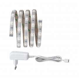 Kit ruban lumineux YourLED recouvert 1.5m Paulmann - 6000K - IP20 - 4.5W - 230/12V - 12VA