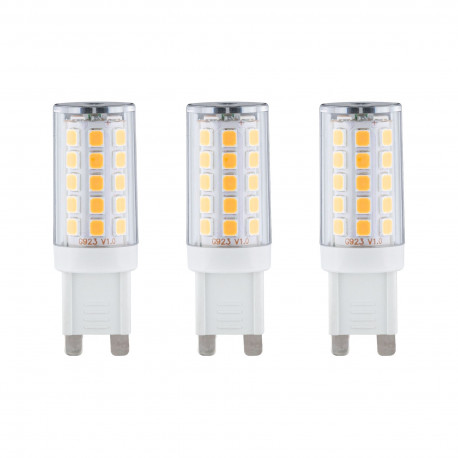 Lot de 3 ampoules LED bi-pin Paulmann - G9 - 2,2W - 2700K - 230V