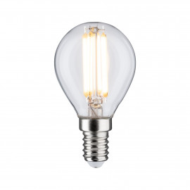 Ampoule LED filament sphérique Paulmann - E14 - 2700K - 6,5W - 806lm - Clair