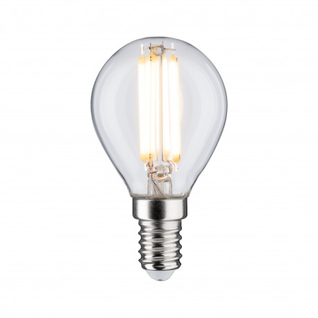 Ampoule LED filament sphérique Paulmann - E14 - 2700K - 6,5W - 806lm - Clair