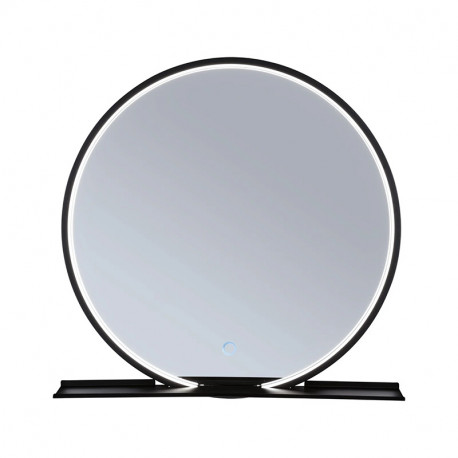 Miroir Simple Avec 2 Tiroirs, Avec Tablette Avec Ampoule