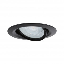 Spot encastré Nova Plus Paulmann - GU5.3/GU10 - 35W - Orientable - Noir mat - IP65