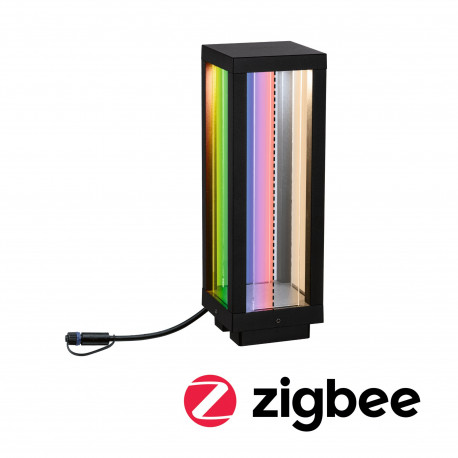 Plug & Shine Lanterne Classic Luminaire individuel Smart Home Zigbee  IP44 RGBW 2W   Anthracite
