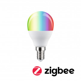 Standard 230 V Sphérique LED E14 Smart Home Zigbee  470lm 5W RGBW+ gradable Dépoli