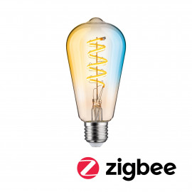 Ampoule filament 230 V Ampoules LED 600lm 7,5W Tunable White gradable Doré