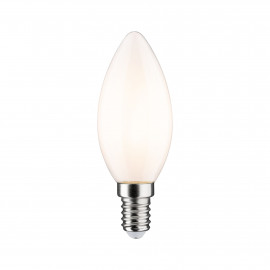 Ampoule filament 230 V Bougie LED 470lm 4,5W 2700K gradable Opale