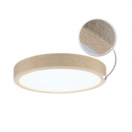 Panneau LED Cosara IP44 rond 300mm 4000K Beige - Paulmann