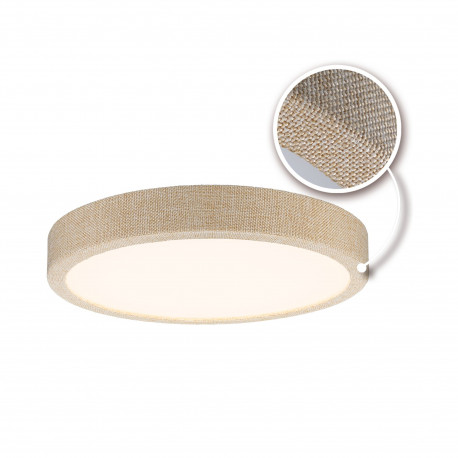 Panneau LED Cosara IP44 rond 300mm 3000K Beige - Paulmann