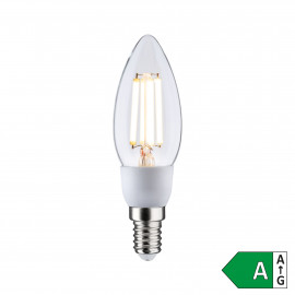 Ampoule filament 230 V Bougie LED 525lm 2,5W 3000K  Clair - Paulmann