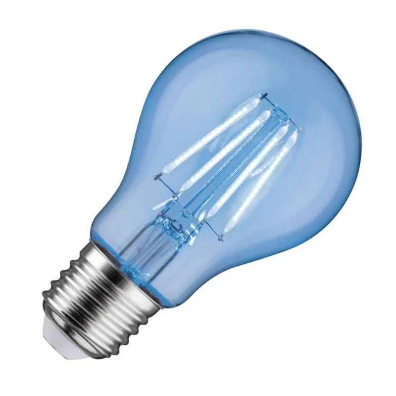 Ampoule plastique guirlandes culot E27 1W lumière bleue - Ampoules LED  décoratives - Accessoires pour lampes