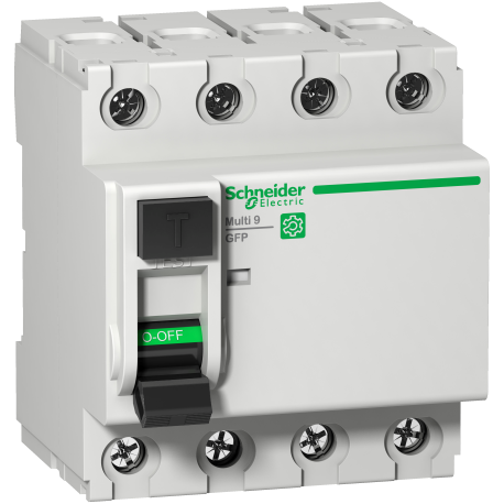 Multi9 - Interrupteur différentiel GFP - 4P - 63A 26mA - type Asi - 480Y/277V