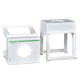 Support bouton/voyant Schneider Electric - Ø22mm - Clipsage sur rail modulaire