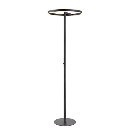 Lampadaire LED ONE STRAIGHT FL SLV - 20W - 2700/3000K - Noir - Dimmable
