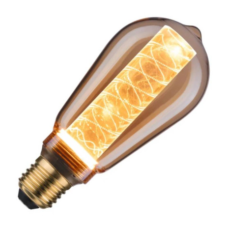 Ampoule LED Inner Glow Paulmann - E27 - 4W - 1800K - Intérieur torsadé