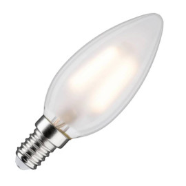 Ampoule Bougie LED Paulmann - E14 - 3W - 2700K - 250Lm - Dépoli