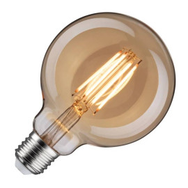 Ampoule LED à filament 1879 Paulmann - Globe - E27 - 6W - 470Lm - Dimmable - Doré