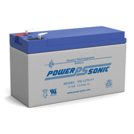 Batterie Powersonic Elkron - Pour centrales d’alarme - 7Ah - 12V