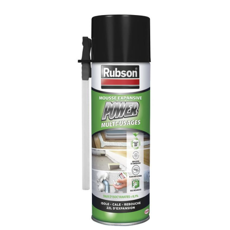 Mousse expansive POWER Rubson - 500 ml