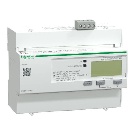 Compteur d'énergie triphasé Acti9 iEM-3355 Schneider - 125A - Multi-tarif - Alarme kW - Modbus -MID