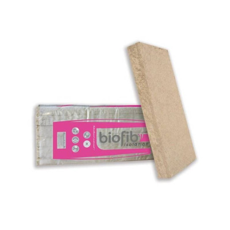 Lot de 16 panneaux isolants Biofib'Trio - Ép. 45mm - Chanvre/Coton/Lin