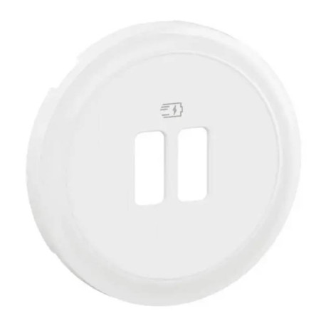 Enjoliveur pour prise USB Céliane Legrand - Blanc