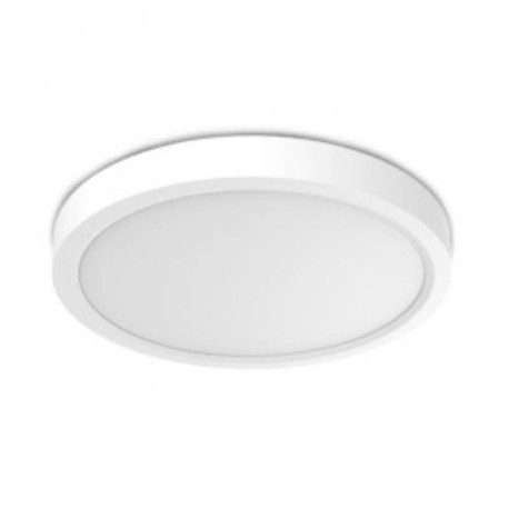 Plafonnier LED Tri CCT Luna II Miidex - 18W - Ø235mm - 3000K / 4000K / 6000K - Blanc