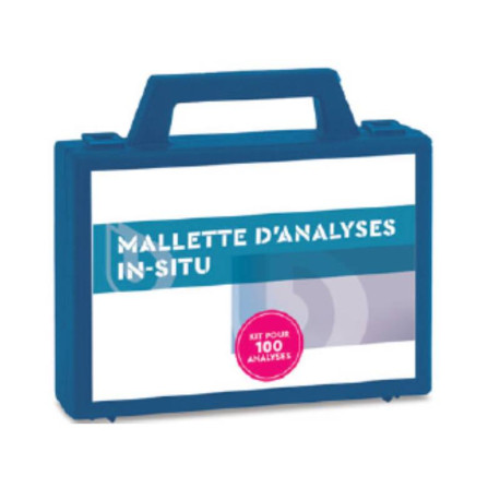 Mallette d'analyses in-situ BWT - Eaux de chauffage - pour 100 analyses