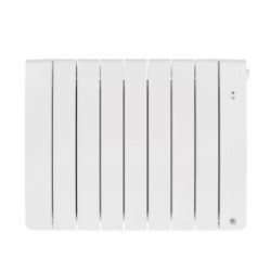 Radiateur à inertie connecté Bilbao 4 Thermor - Horizontal - 1250W - Blanc