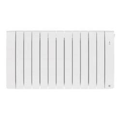 Radiateur à inertie connecté Bilbao 4 Thermor - Horizontal - 2000W - Blanc