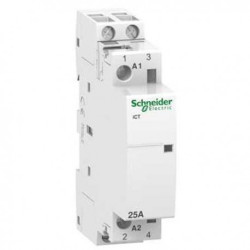 Contacteur 25A Schneider Electric - 2NO - 230-240VCA - Acti9 - iCT