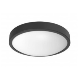 Applique Plafonnier C4 CCT Aric - 10W - 3000/4000K - Rond - Non dimmable - Noir