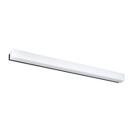 Applique Réglette LED Kate Aric - 7,2W - 4000K - IP44 - Alu noir - PC blanc