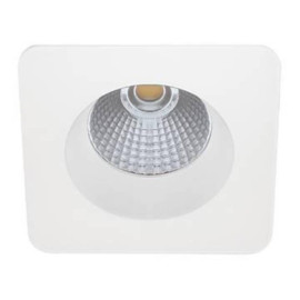 Spot encastré carré LARY SD Indigo - 9W - 4000K - IP65 - Dimmable - Blanc mat