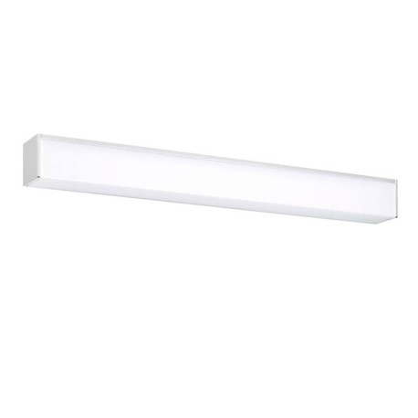 Applique Réglette LED Holy Aric - 17W - 4000K - IP44 - Alu chromé - PC blanc