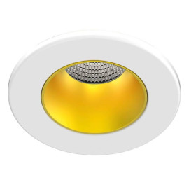 Spot LED encastré EF8 CCT Aric - 7W - IP65 - 3000/4000K - Blanc/Doré - Dimmable