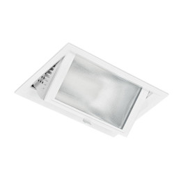 Spot encastré rectangle basculant Métropolis Aric - 30W - 4000K - Blanc