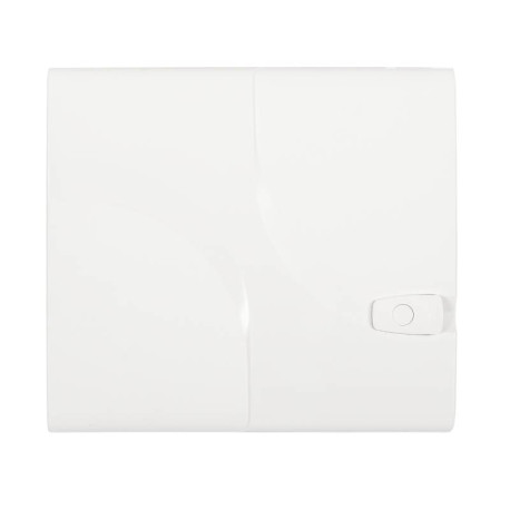 Porte pour coffret de communication Omelcom - 1 rangée - Blanc